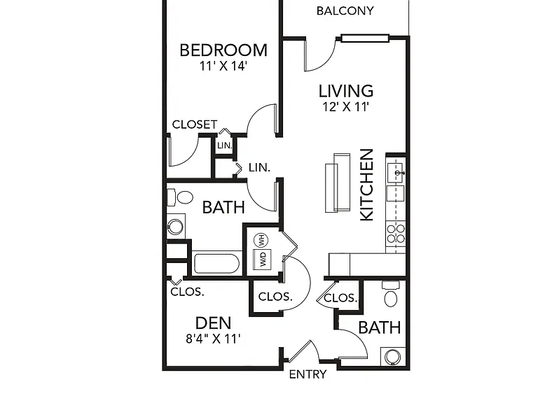 Floor plan of the unit