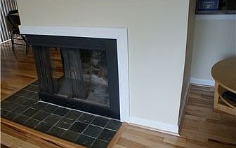 Two-Sided Wood Burning Fireplace