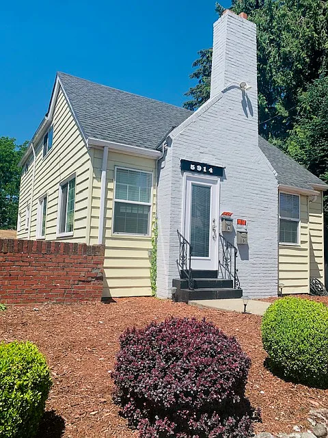 West-side view - 5914 S Carver St #B