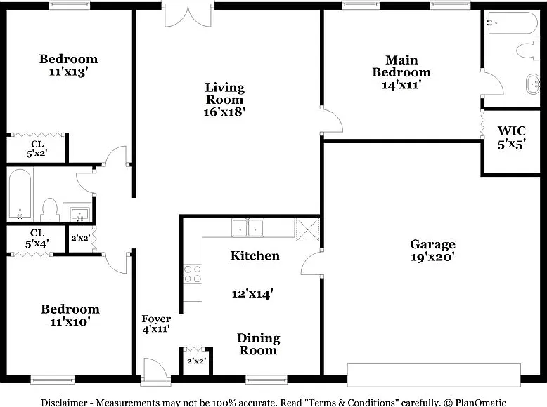 3 bed, 2.0 bath, 1204 sqft, $1,840 — Photo 2