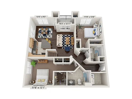 Floor plan Berkley B2