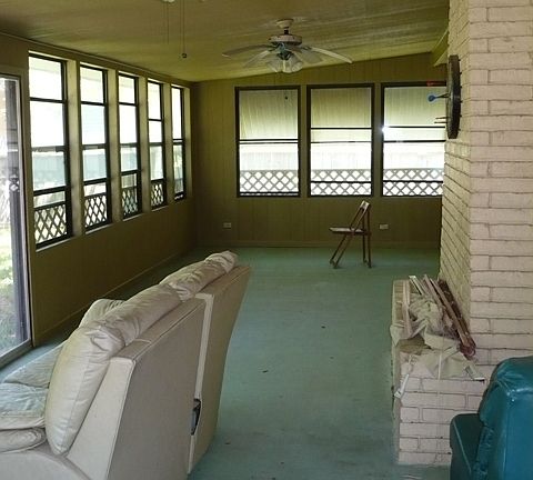 Enclosed patio