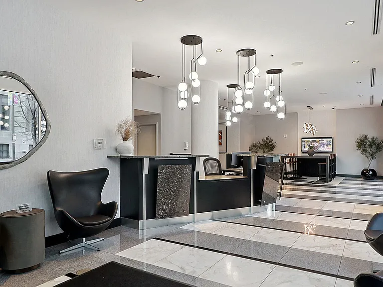 Lobby designed to welcome