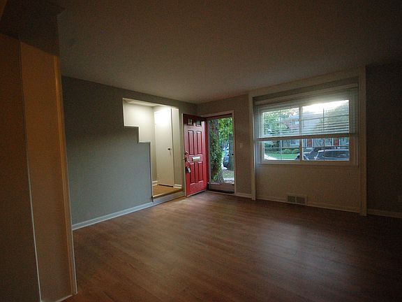 Front entrance and family room.