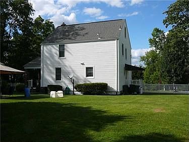 Large fenced in yard