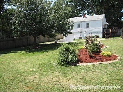 Large Back yard W/ Garage