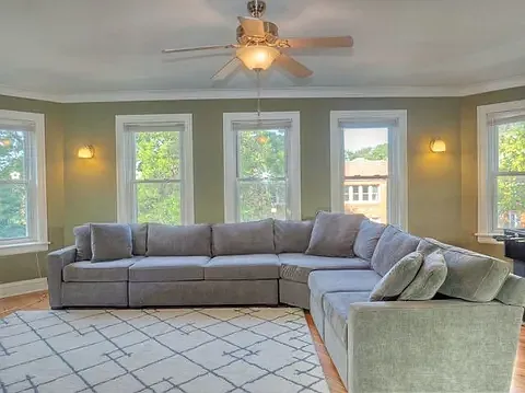 Living Room (walls currently light grey, will be painted light blue)