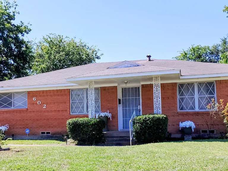 Front Yard Solid Brick Home