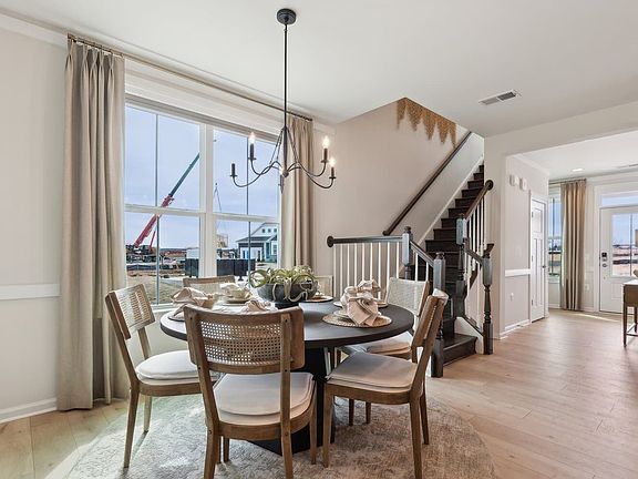 The dining room of the Hemingway by Brookfield Residential.