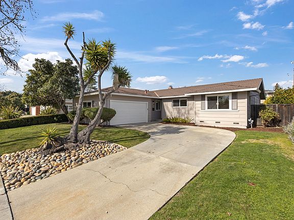 Front View of House and garage