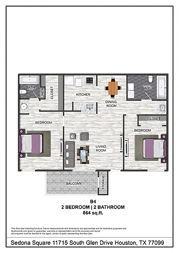 Floor plan B4