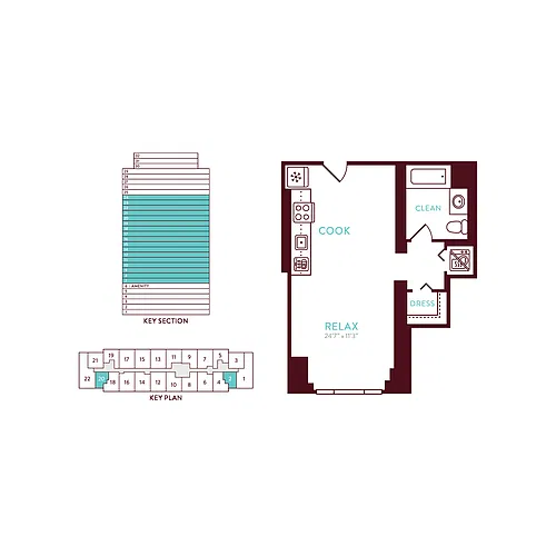 Floor plan Studio C