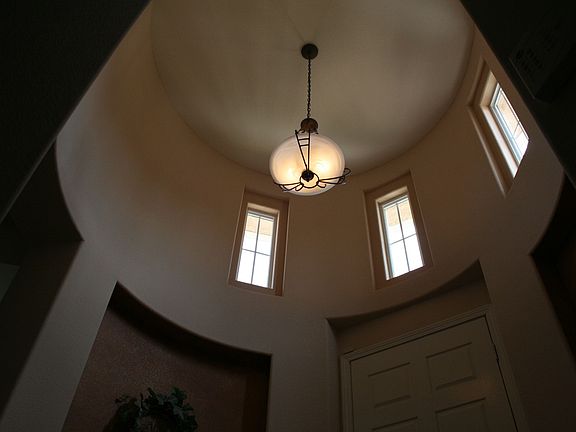 Front entrance turret/foyer