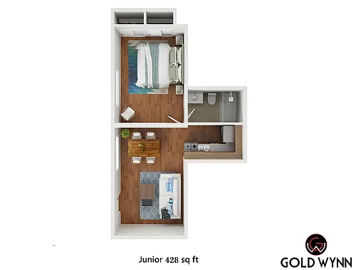 Floor plan JR studio