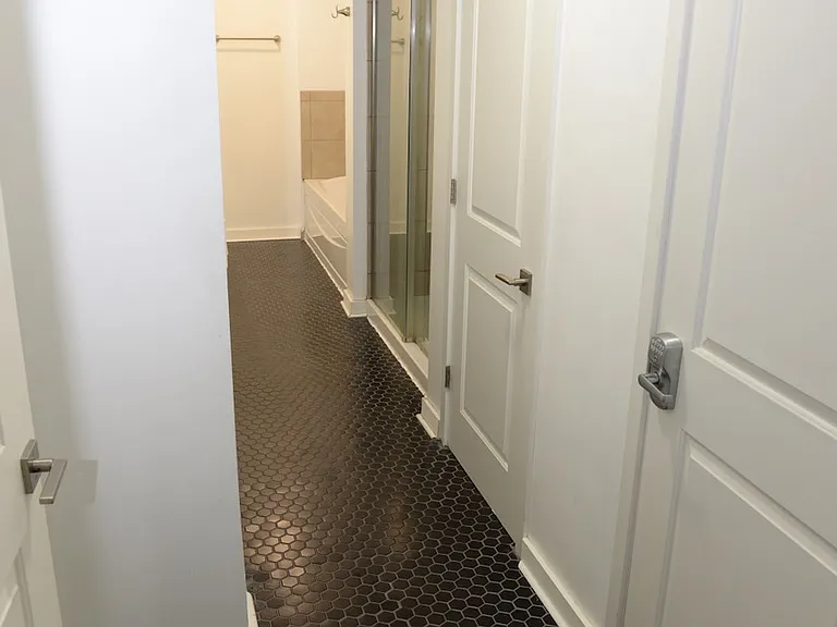 Bathroom and generous closet space