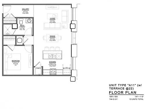 Floor plan A11