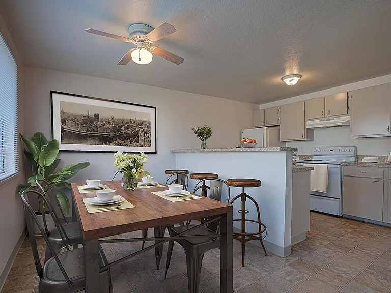 Great space to set up your dinning room for family dinners