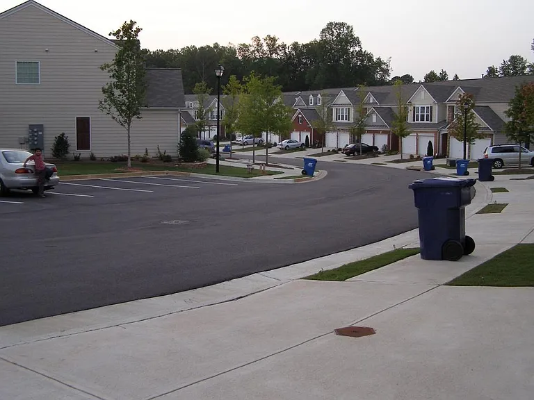 Visitor parking space in front of the house