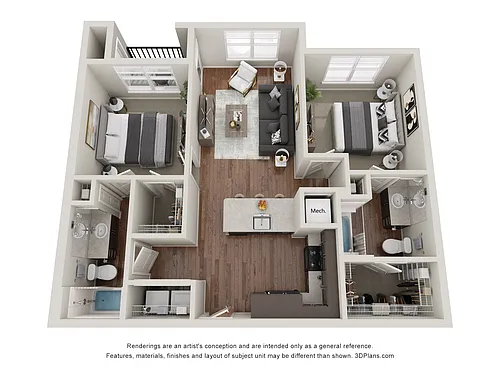 Floor plan B1