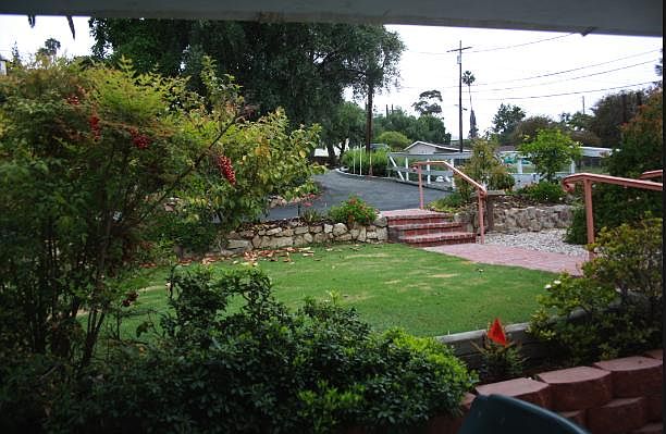 view from living room