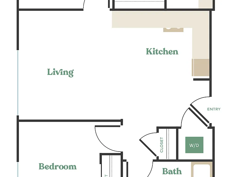 2 Bed, 2 Bath - Apt A 2 Bed, 2 Bath - Apt A