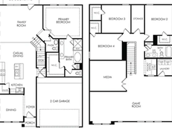 The Manor (2870) Plan, Spring Brook Village - Luxe Series