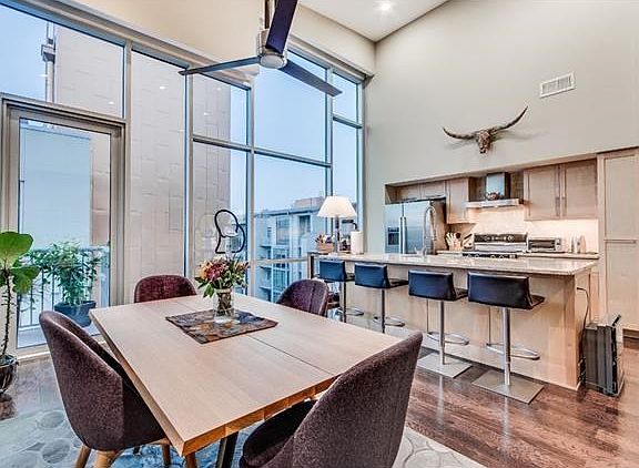 Spacious floor plan with room for separate dining area.