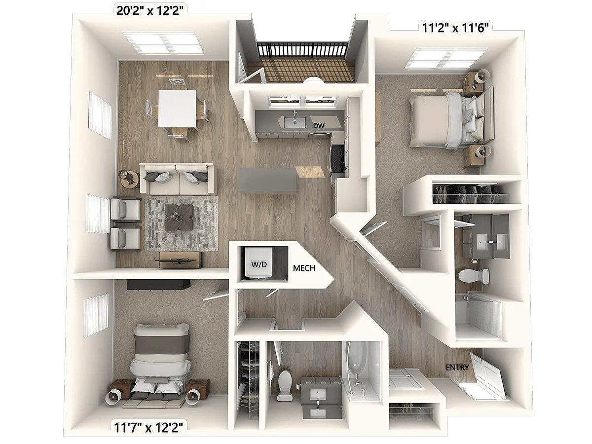 Floor plan B15