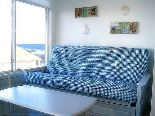 Side room with beach and bay views.