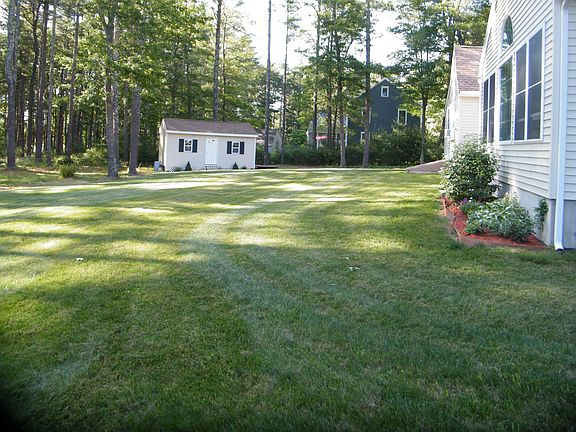 Backyard w/ 12 x 22 shed