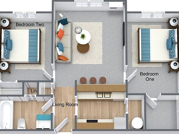 2nd image of 631 S Van Buren St #52