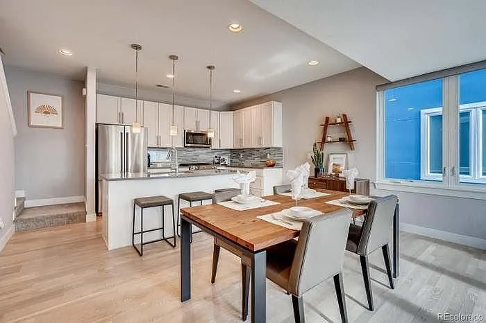 Space for a dining room table