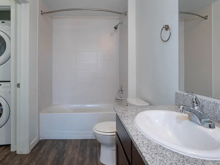 Bathroom and In-home washer and Dryer
