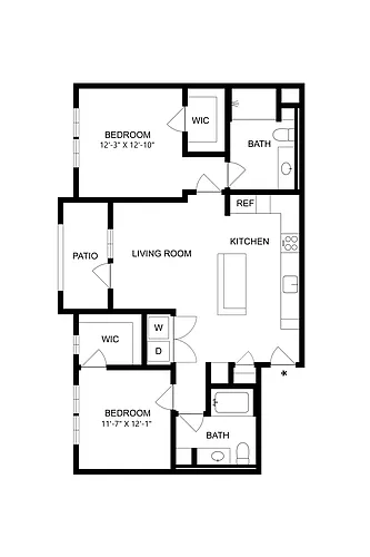 Floor plan B1A