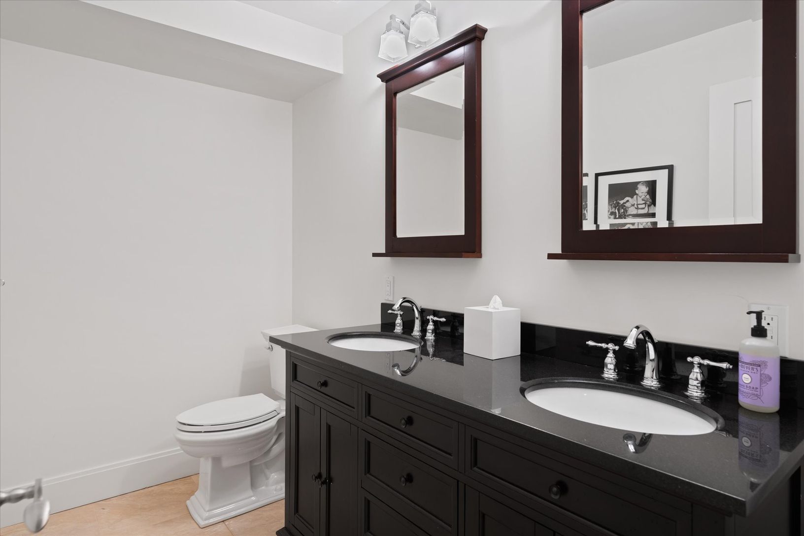  Lower level half bath