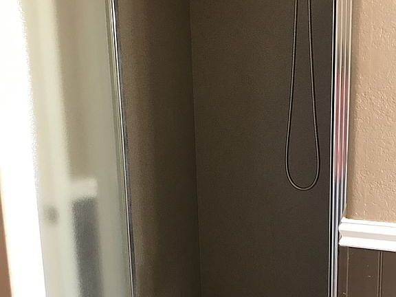 Master bath walk-in shower