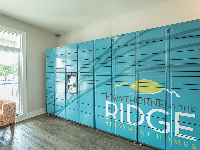 Package Lockers at Hawthorne at the Ridge in Madison, AL