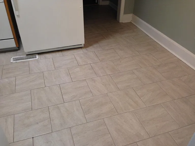 New Tile in Kitchen and Laundry Room