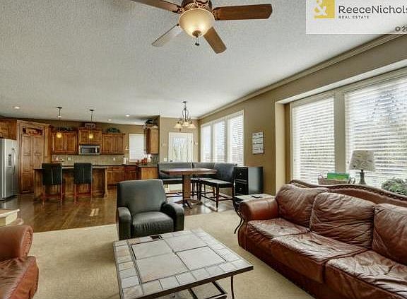 Kitchen opens to the family room for an open feel