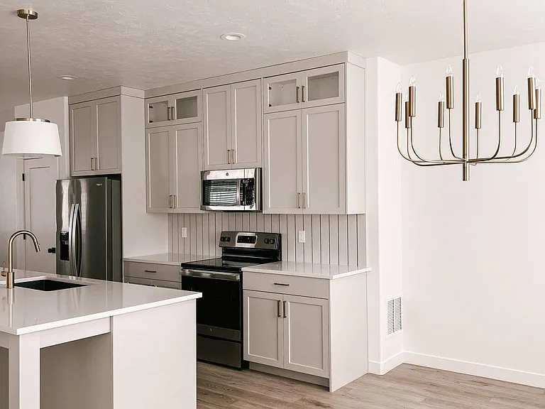 Kitchen and dining view
