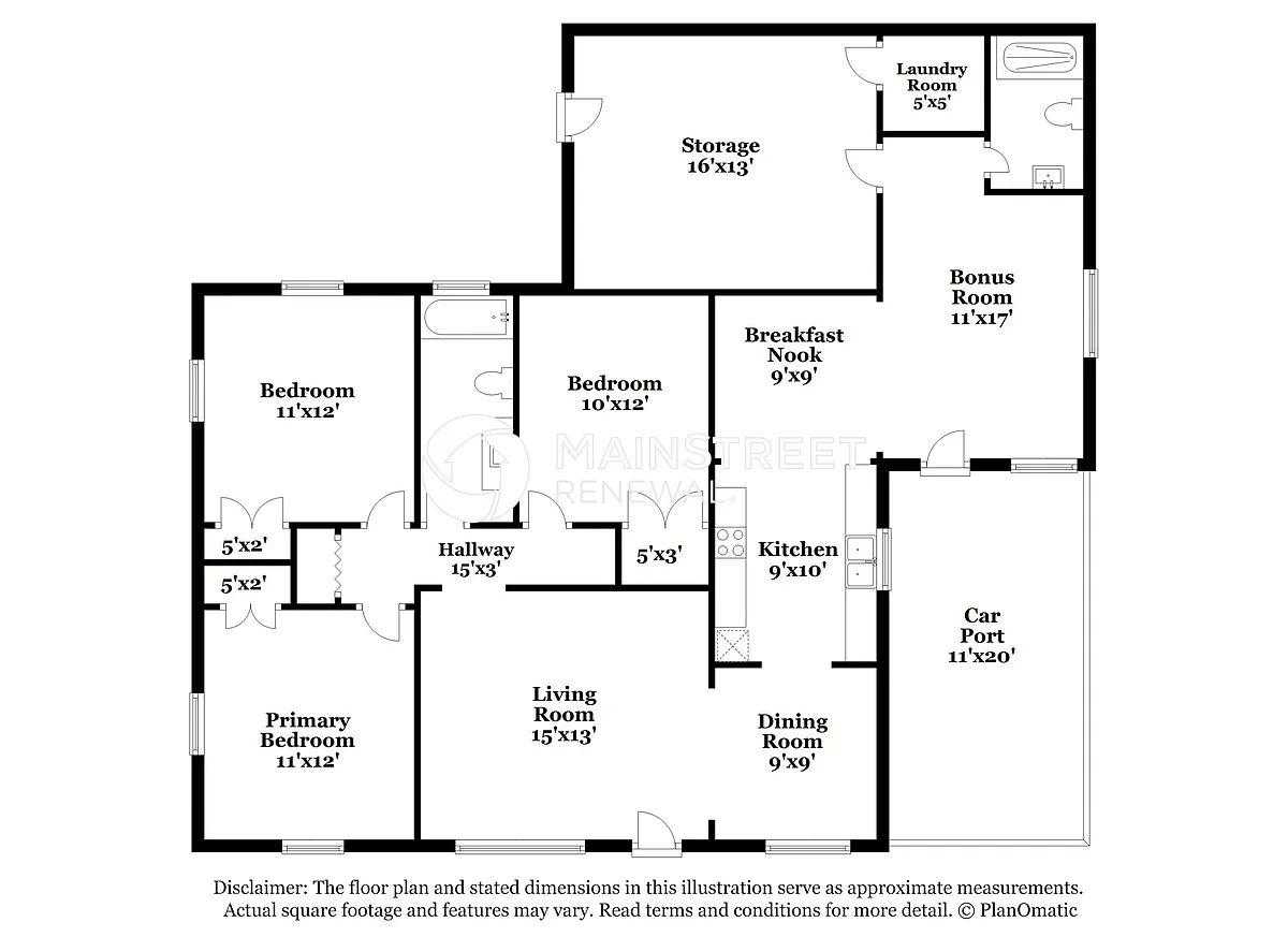 Floor Plan - 2722 W Tuckey Ln