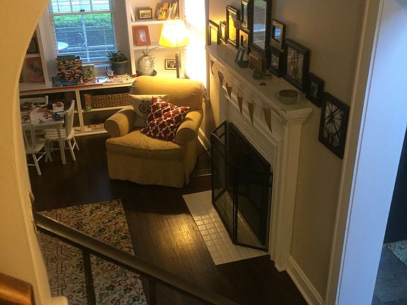 Stairs to living room