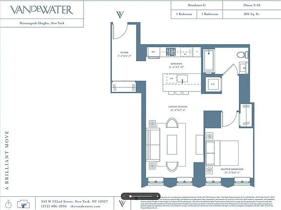 2nd image of 543 W 122nd St APT 5G