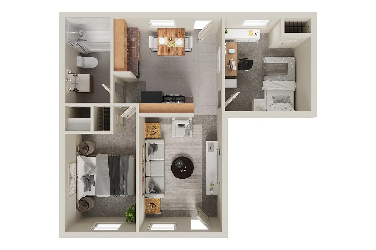 Floor plan 2 Bedroom
