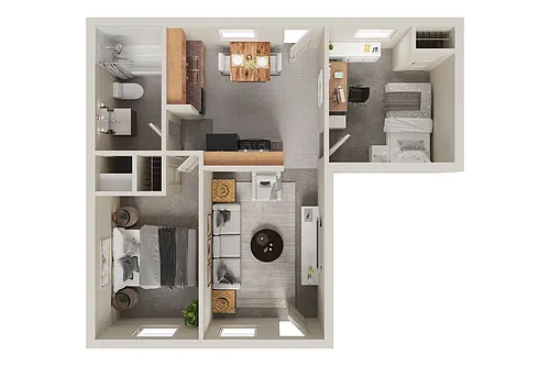 Floor plan 2 Bedroom
