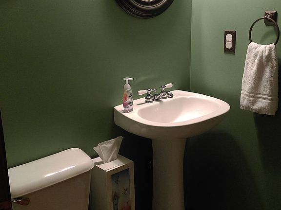 1/2 Bath off Kitchen