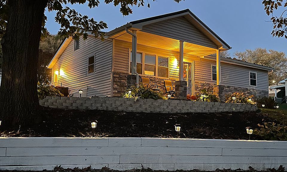 Home at dusk
