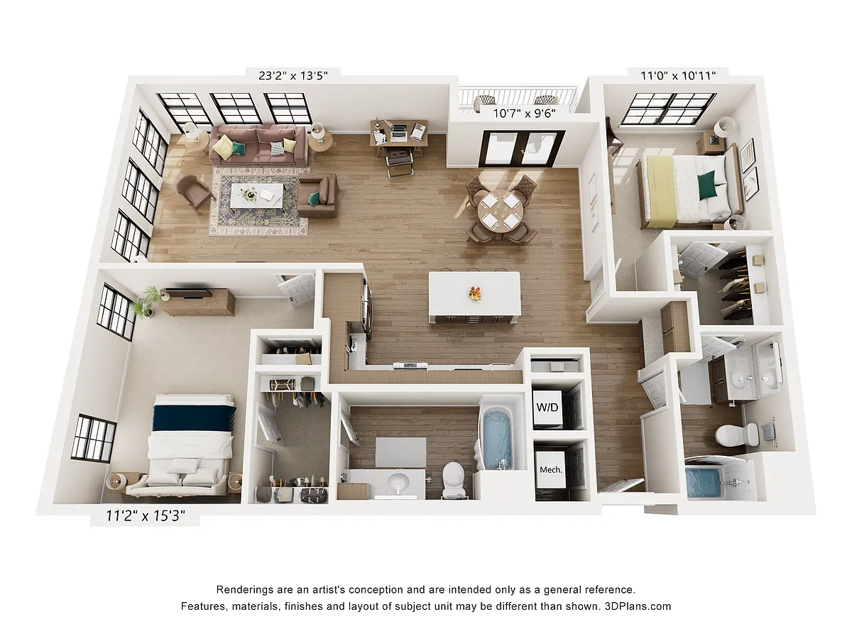 Floor plan The Sawyer