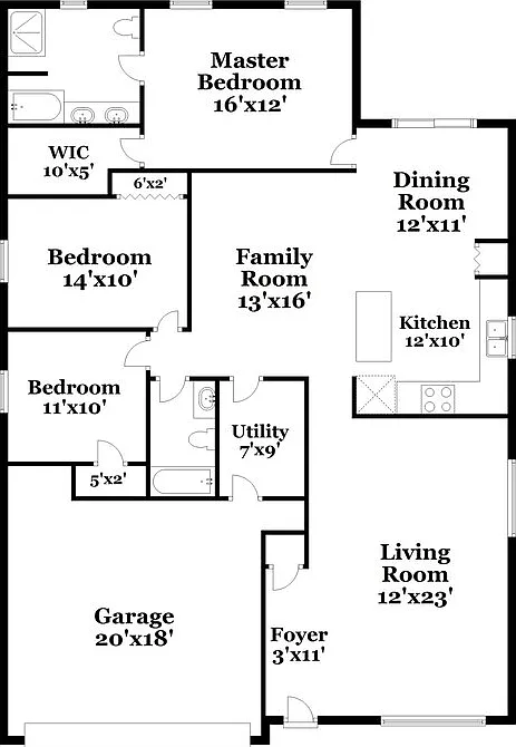 3 bed, 2.0 bath, 1751 sqft, $2,545 — Photo 2
