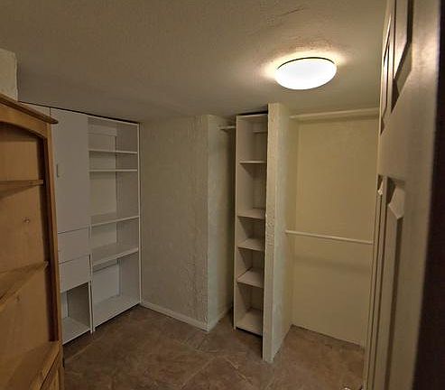 Massive walk-in closet